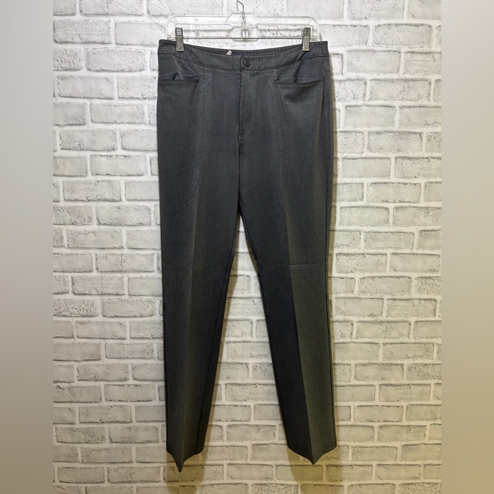 Mexx elements women’s Dark Gray Straight pleated dress pants, size 10